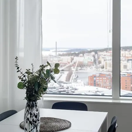 12Th Floor Sauna Retreat With Stunning City Views Appartement Tampere