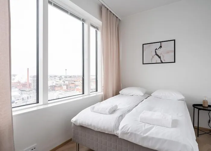 12Th Floor Sauna Retreat With Stunning Views * タンペレ