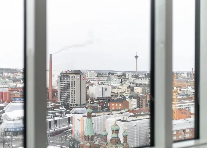 Апартаменты 12Th Floor Sauna Retreat With Stunning Views Тампере