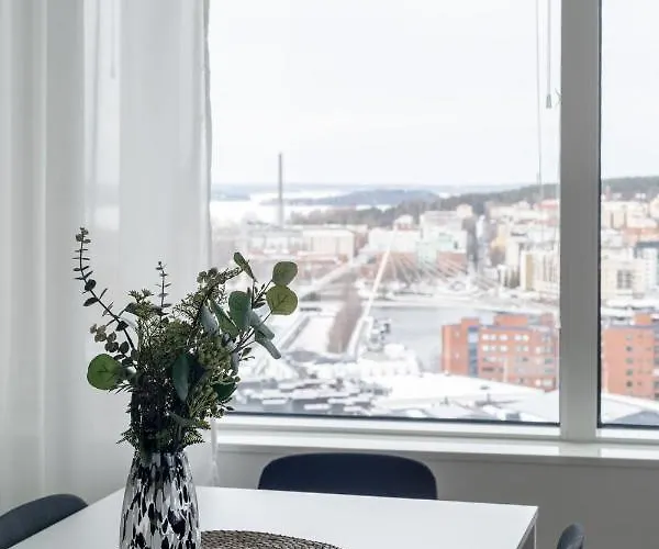 12Th Floor Sauna Retreat With Stunning Views Апартаменты Тампере